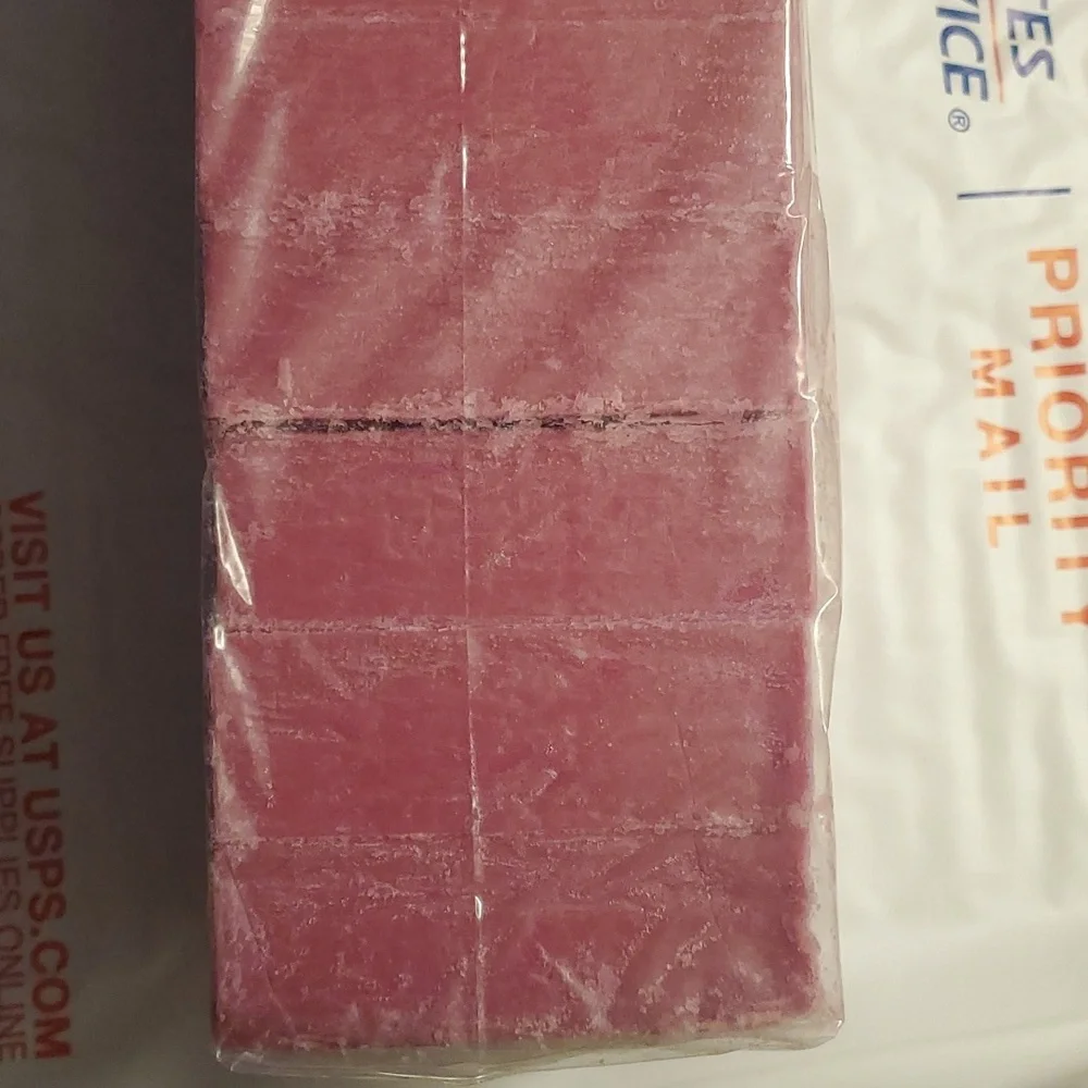 1 soap loaf loave - pre-cut 9 bars total - Cranberry Spice scented 3.5lbs
